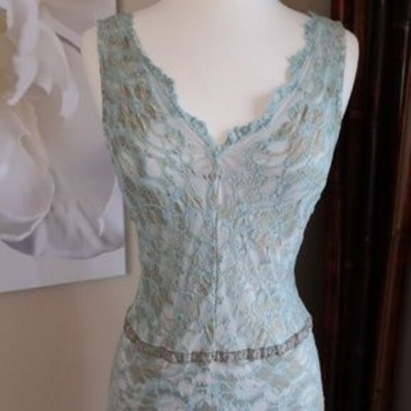 Alexia Admor ~ Blue Lace Dress ~ Size S - Picture 2 of 6
